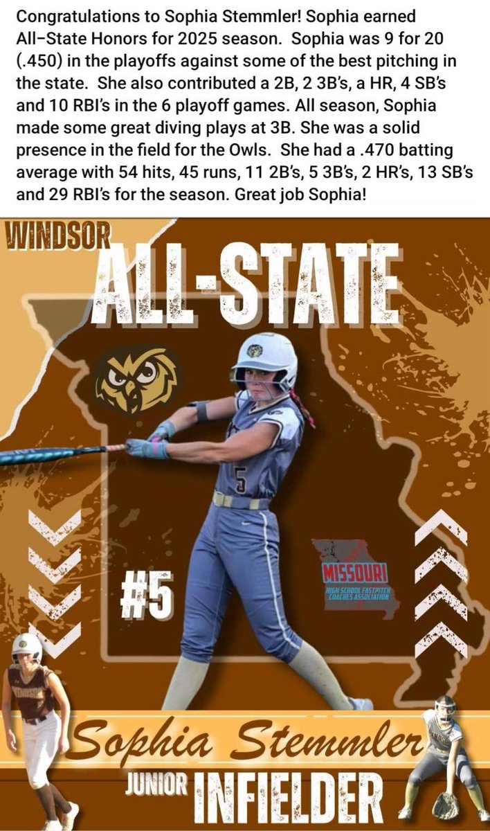 soph_stem23's tweet photo. I'm so grateful to be able to receive 1st team All-Conference, 1st team All-District, 1st team all-region, and the All-State Team all two years in a row! Thank you to my coaches, my parents, and my teammates for helping me reach where I am today! https://t.co/Gr15py1zdI