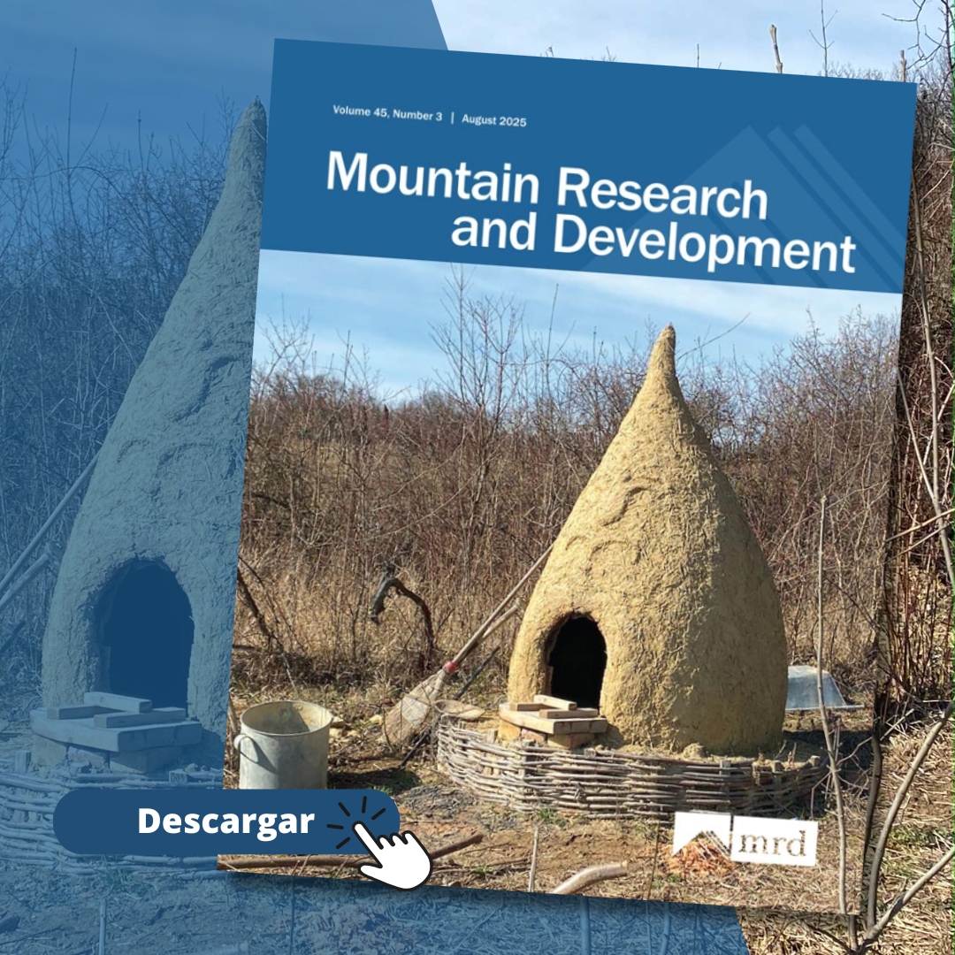 🔵Mountain Research and Development Vol 45, No 3: Vías de innovación hacia la sostenibilidad en las montañas
¿Cómo puede la innovación contribuir a la sostenibilidad en las montañas? 

🚩Ingresa: mrd-journal.org

#MRD