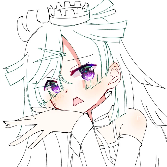 そういえば描いたことなかったから、今まばゆちゃ描いてる