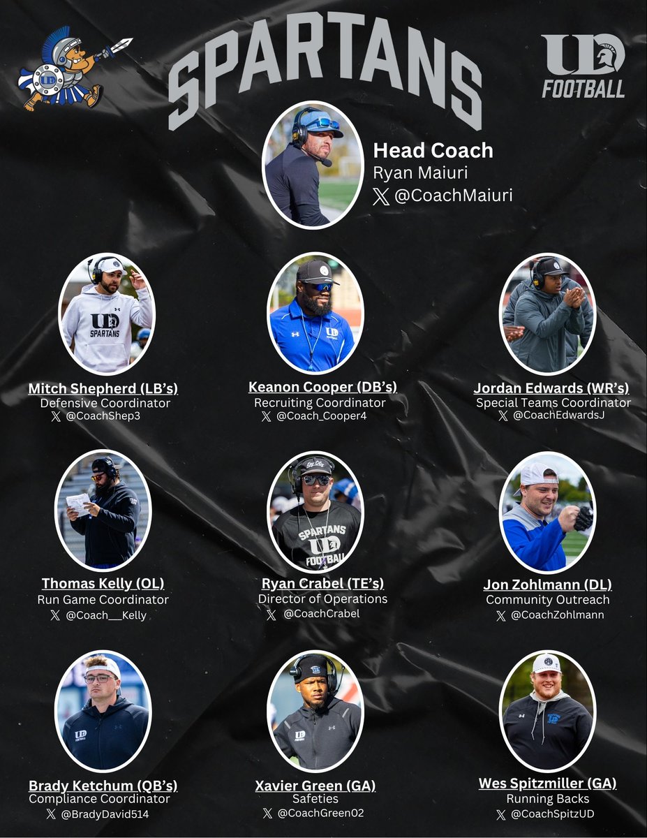 DubuqueFootball's tweet image. 2⃣0⃣2⃣6⃣ Prospects

Follow our staff and complete the prospective student-athlete questionnaire to get added to our recruiting board.

Link Below ⬇️
docs.google.com/forms/d/e/1FAI…

#DAT