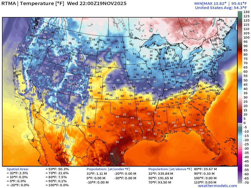 ChrisMartzWX's tweet image. The next glaciation has begun across the northeast.

But global boiling is frying the South.

This is just more evidence of an imminent AMOC shutdown!

If this doesn’t terrify you, you’re a climate denier and oil lobbyist. And a racist! This is Trump’s fault!