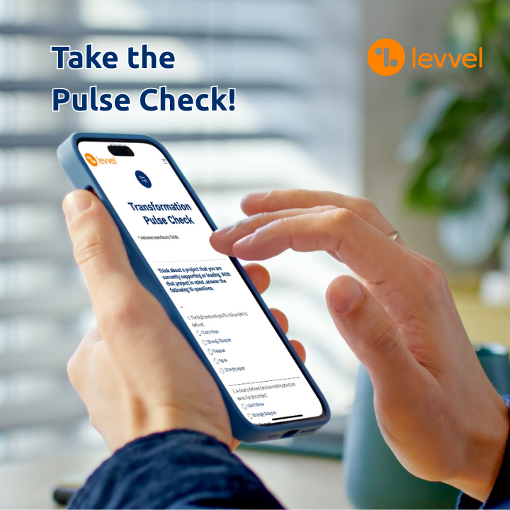 Levvel_Inc's tweet photo. Change ROI = adoption. The Pulse Check shows where energy is high and where fatigue is creeping in, so your results stay on track.
https://t.co/10Ud7ShdxF

#ChangeManagement #EmployeeEngagement #FutureOfWork #BalancedChange https://t.co/xzoekLq2na