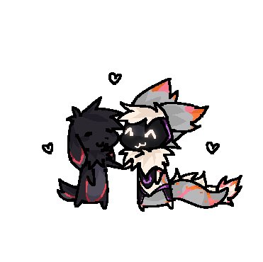 ShackSham's tweet image. Tysm @sillycritterz for the awesome art!!!!
Left: @JustJaylon Right: that’s me :)