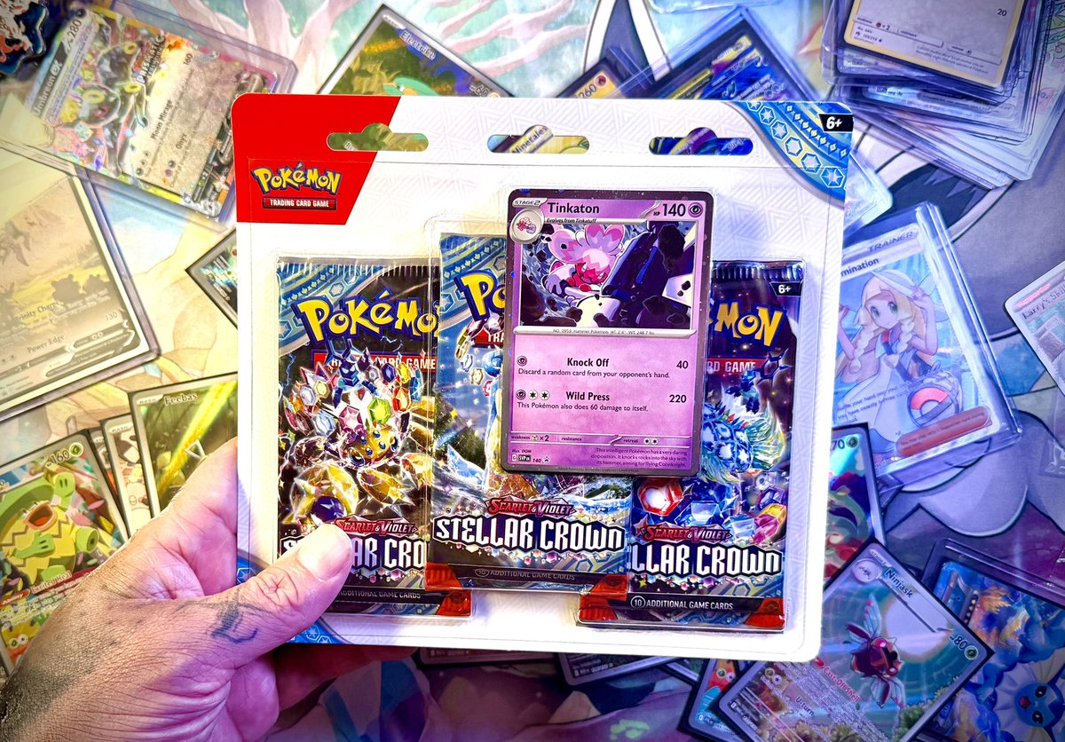 💦 HEY IT’S ANOTHER GIVEAWAY 💦

Stellar Crown 3 Pack Blister

“BUT HOW DO I ENTER?” Ez

-Follow <a href="/BloodVariety/">Ex Blood | Collin 🥀</a> 
-Like/Share this post
-Bonus for tagging a fellow trainer

“WOW THAT WAS 2EZ!” I know kids, i know

Picking WINNER Monday the 24th GLHF