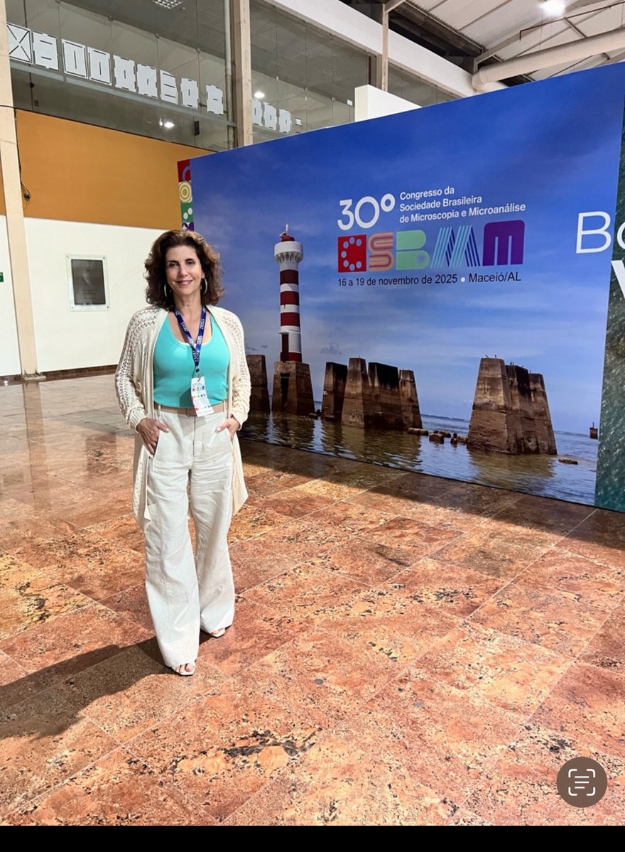 RossanaMelo5's tweet image. Happy and honored to give a lecture at the 30th Congress of the Brazilian Society for Microscopy and Microanalysis in beautiful Maceió! #electronmicroscopy #microscopy #WomenInScience