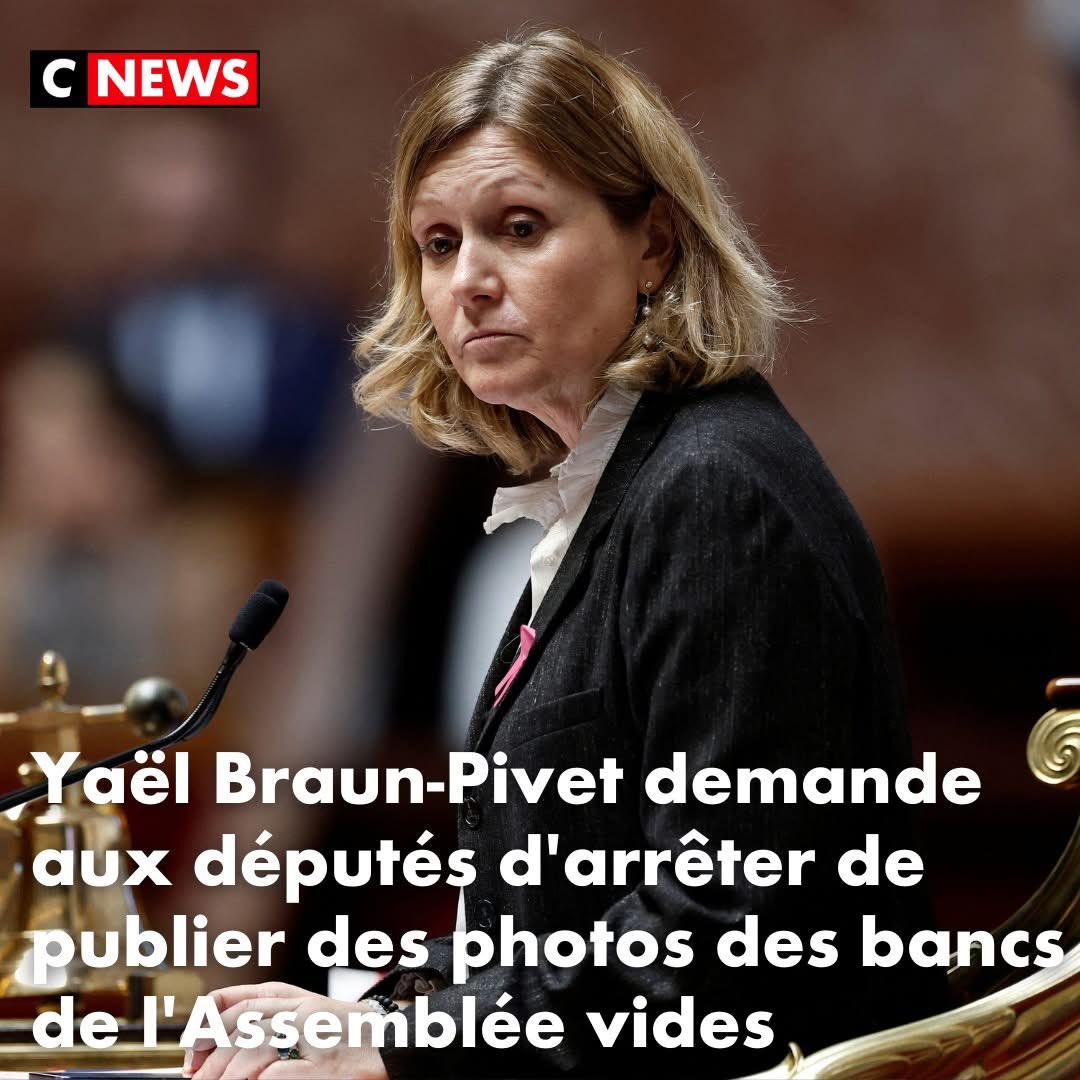 Elle veut cacher que les députés sont payés à rien foutre, et qu'ils brillent par leur absence 😠
Que les députés soit rétribués au prorata de leur présence, et vous verrez qu’ils seront bien plus nombreux !