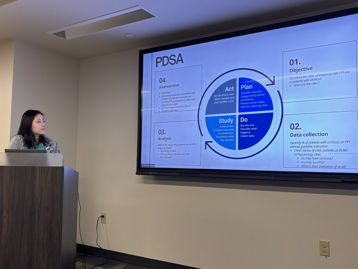 CreightonGI's tweet image. Our 🎸🌟 first year fellow #CarolineWang gave an awesome 🗣️ on her QI research project during today’s GI #GrandRounds 👏

Excited to see how it all pans out! 👀

#GITwitter #FutureOfGI