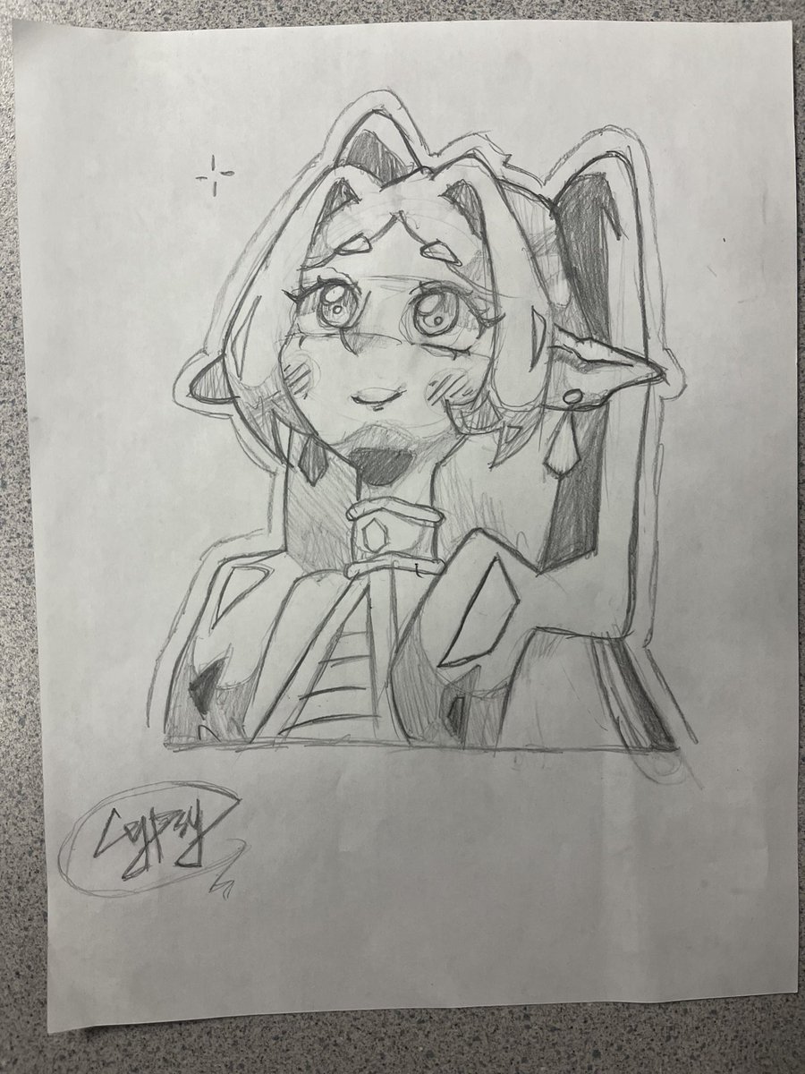 FountainCartoon's tweet image. Look who’s gotten in on the challenge ❤️

(My 10 yr old daughter)

NeckPoseChallenge