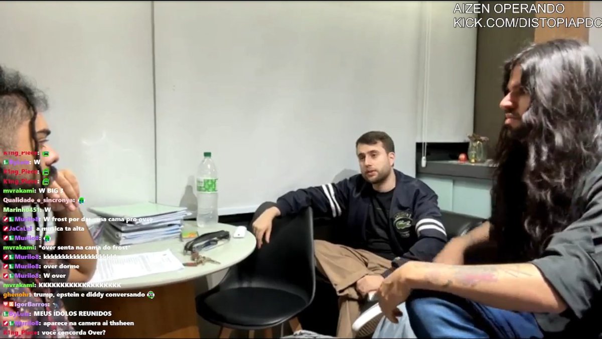 XxNoisnafitaxX's tweet image. O BIG THREE (ThSheen, Frost51, Overkilledred) REUNIDO.
CONVERSA OLHO NO OLHO, RESOLVENDO ASSUNTOS PENDENTES.
WOW.

#DISTOPIAEMSP
kick.com/distopiapdc