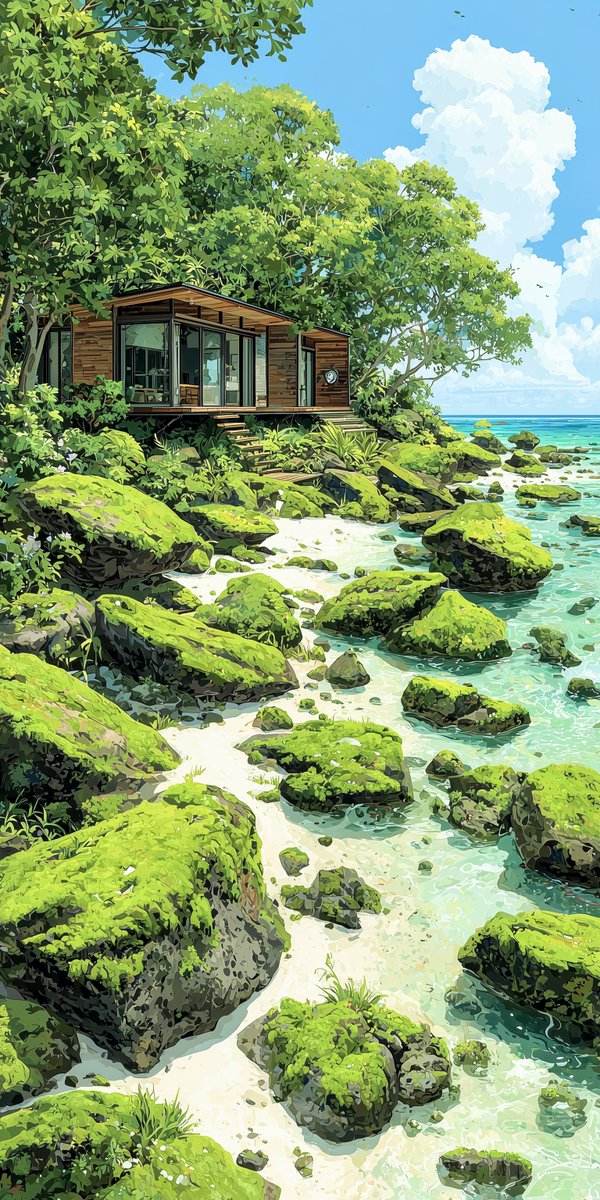 The sea is 5 meters away 🐟️