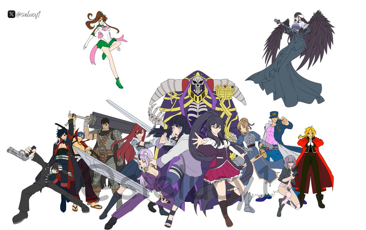 sielucy1's tweet photo. Working on other multiple characters wallpaper! Here’s a quick sneak peek.
Let me know how it’s looking so far.
#WIP #workinprogress #wipart #illustration #commissionart #artmoot #Sienna_art #siearts https://t.co/1bw28pO8HV