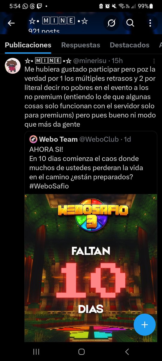 Bro solo perdí un reto y postee un texto de un amigo con respecto al evento xd no era para molestar a nadie xd