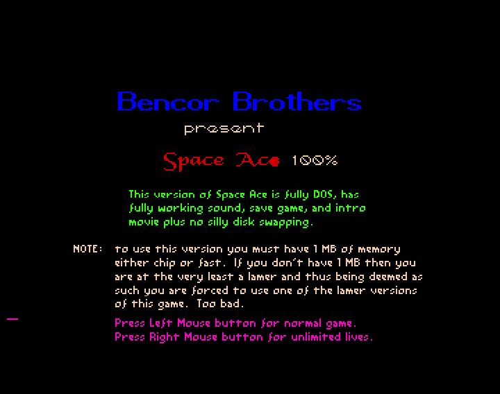 CracktroBot's tweet image. Pro Boxing Simulator (1991) - Crack: Agile (AGL) - #Amiga
Ninja Commando (1989) - Crack: Nato + Exodus - Trainer: +1 - #Commodore64
Bubble Bobble (1987) - Crack: The Teesside Cracking Service (TCS) - #Commodore64
Space Ace (1990) - Crack and Trainer (+1): Bencor Bros - #Amiga