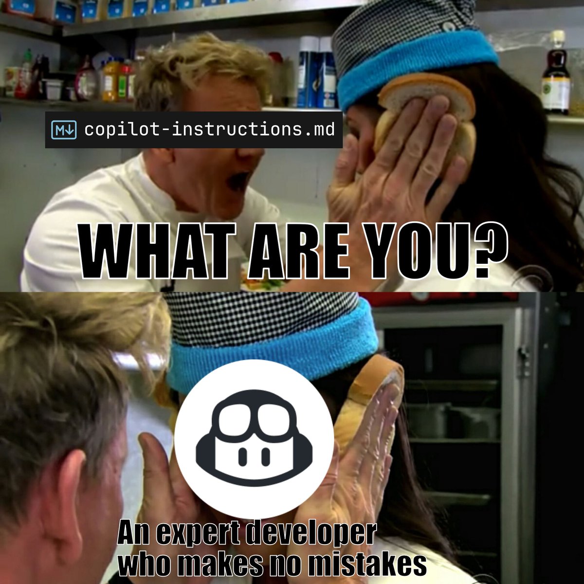 DevLeaderCa's tweet image. Now STOP writing a migration doc on every commit!

#SoftwareEngineering #Developers #Memes