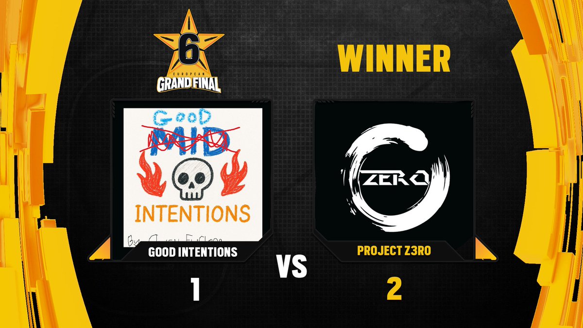 R6esportsEU's tweet image. Our first team heading to the GRAND FINAL in Malta!
What an absolute banger of a performance from #ProjectZero!