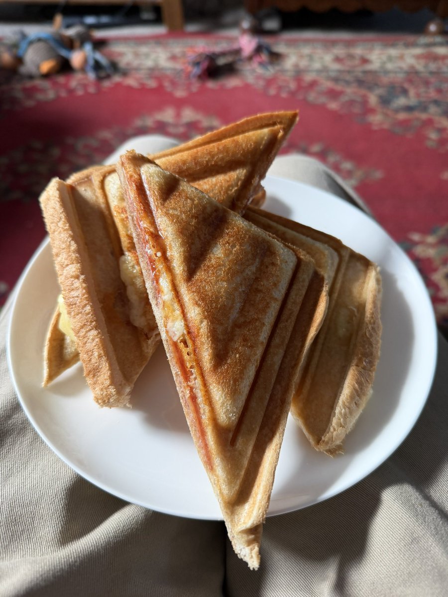 SouthamR12547's tweet image. It’s a bitter cold day. 
Spam and cheese toasties are a must 🤣 
#spam