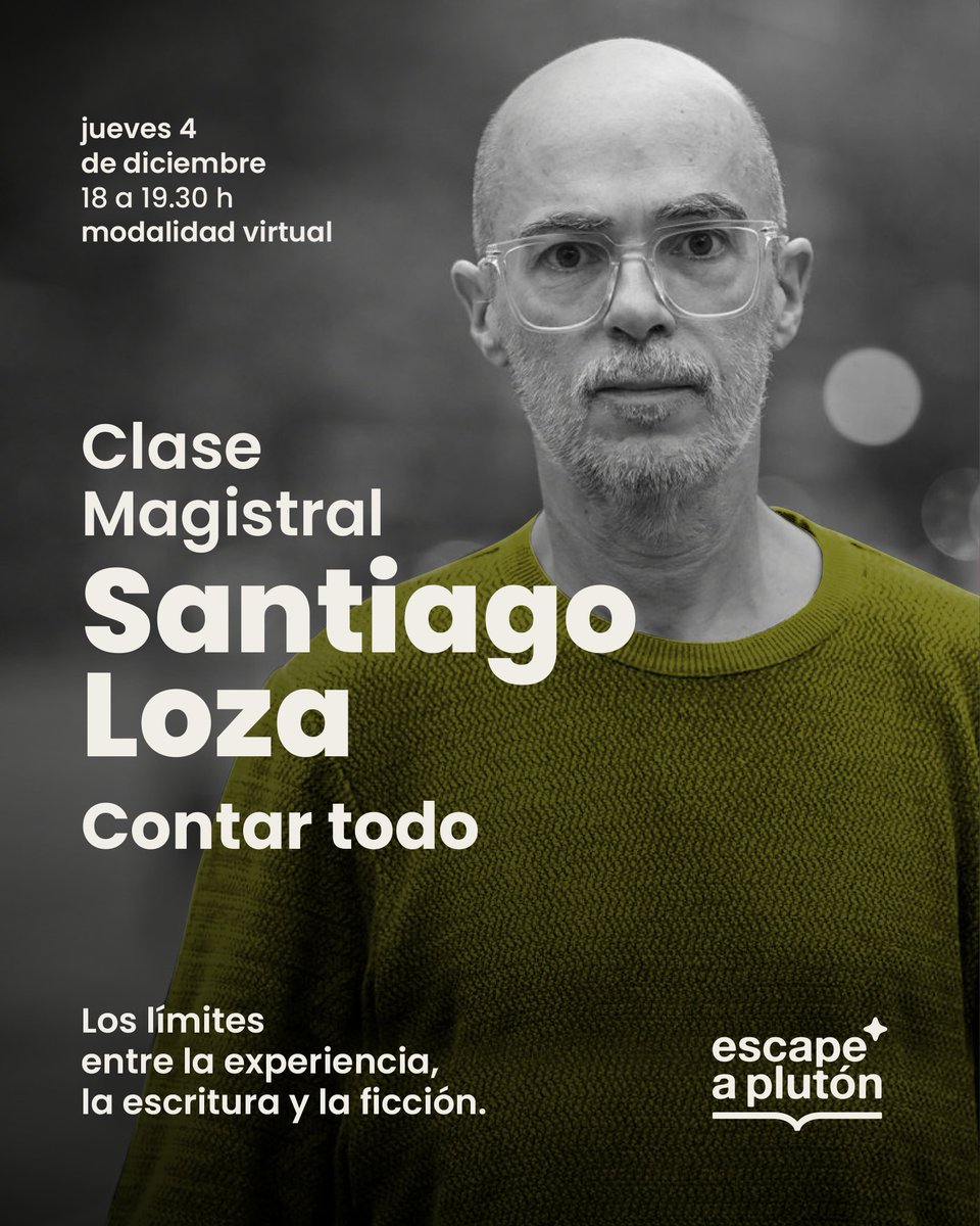 Se viene la última del año. Inscripciones por acá: escapeapluton.com.ar/talleres