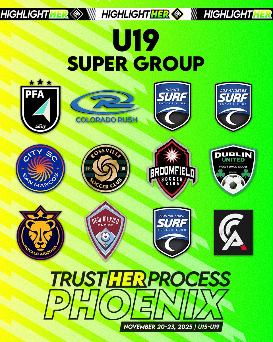 DP_League's tweet photo. The U19s are ready to make it #AllAboutHER πͺ These girls are ready to put it all out on the pitch, all heart, all in π Which teams will rise to the occasion? Who will come out on top? #FURTHERTOGETHER #HighlightHER https://t.co/JoRaHjzKMQ