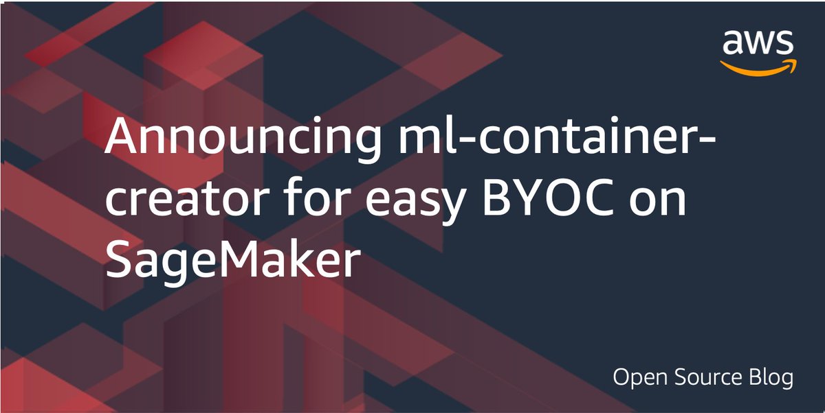 fbdo's tweet image. 🚀 Exciting news! Just launched ml-container-creator - your fast track to BYOC on AWS SageMaker

Say goodbye to containerization headaches and hello to streamlined #ML model deployment 🎯

Check out the details: go.aws/4ppVTfT
 #AWS #MachineLear…