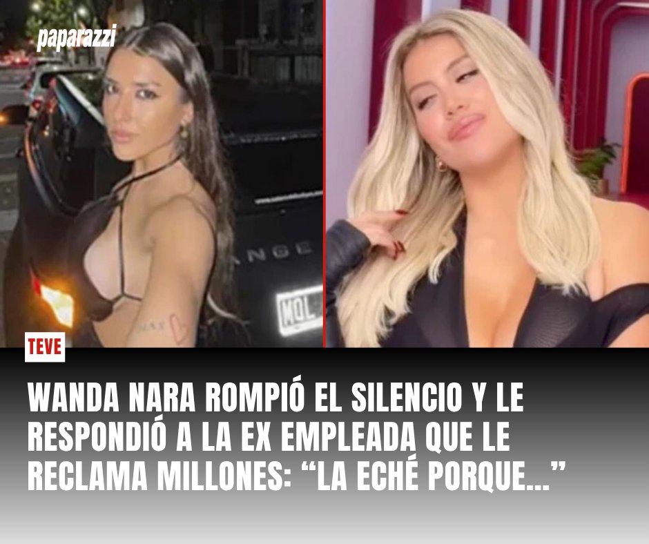 CRUZÓ LOS LÍMITES 💥😡La mediática habló del juicio que le inició la ex asistente personal.

Encontrá los motivos en nuestra web:
paparazzi.com.ar/teve/wanda-nar…