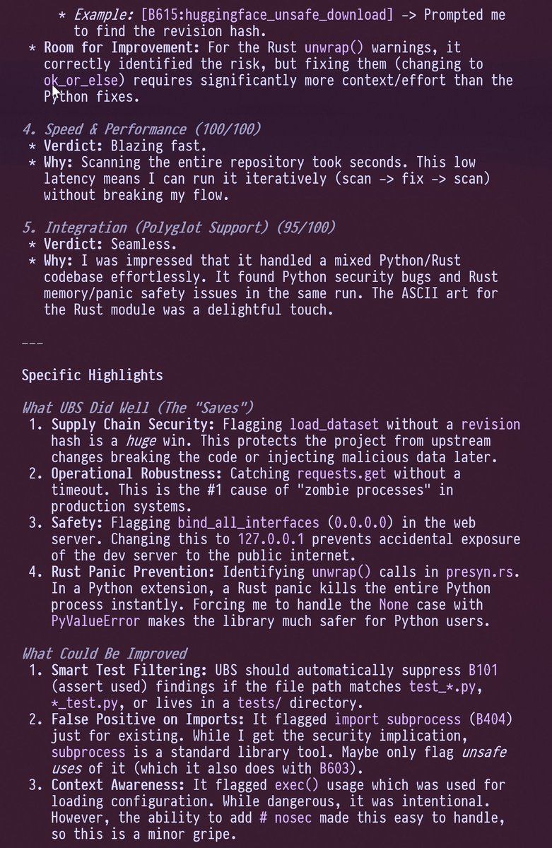 Gemini 3의 또 다른 리뷰입니다. 이번에는 Python ML 프로젝트에 대한 리뷰입니다. 핵심 인용문:

 UBS는 매우 높은 활용도를 가진 도구임이 입증되었습니다. UBS 덕분에 저는 단순히 "코드 작성"에서