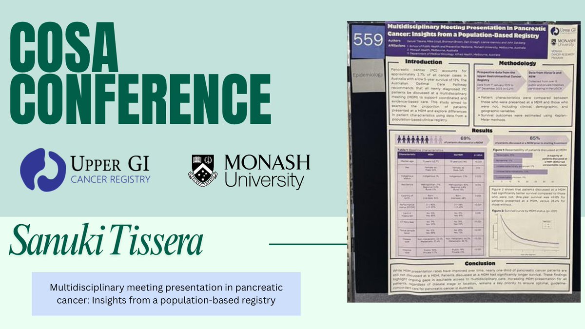 Upper Gastrointestinal Cancer Registry tweet media