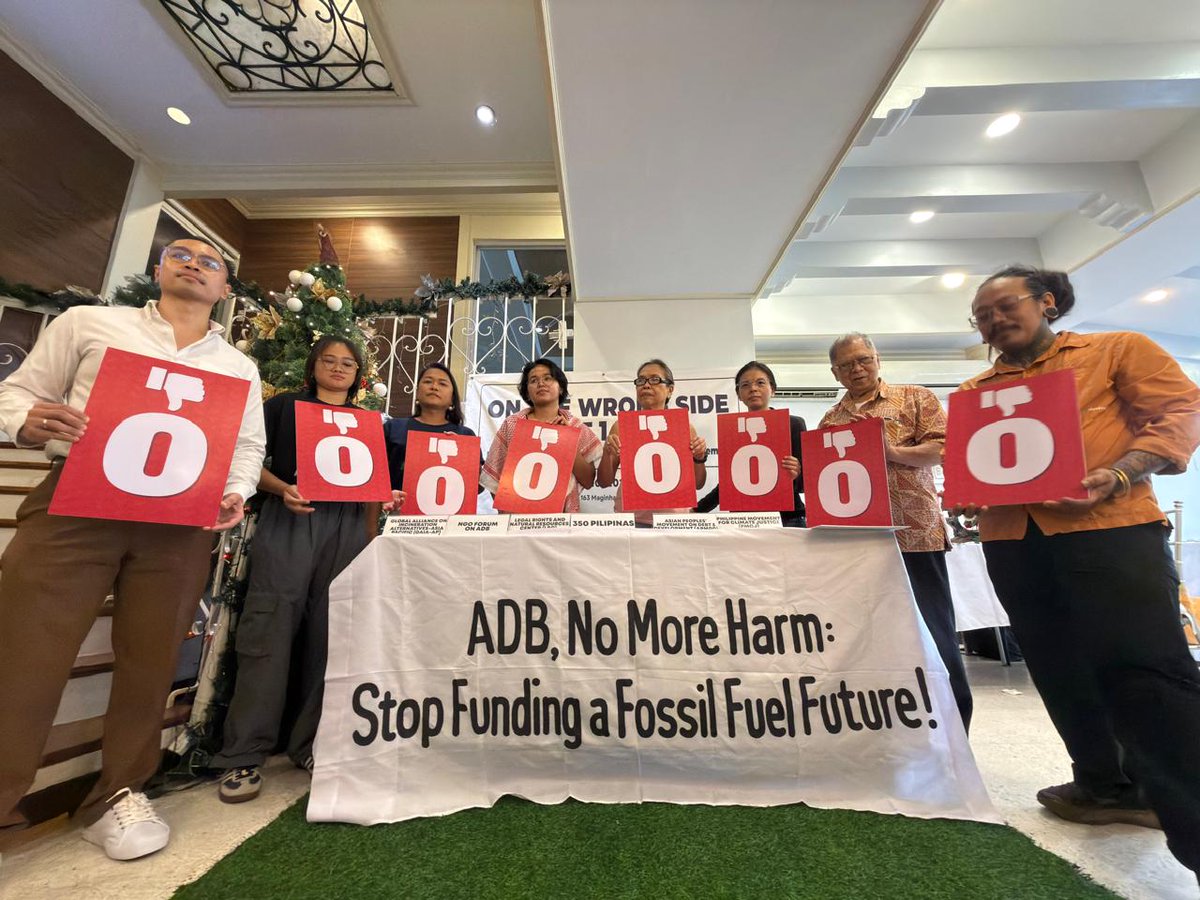 forum_adb's tweet image. 🚨 ZERO Score for ADB! The new R paper shows @ADB_HQ energy policy fails the Paris Agreement 🌏🔥 Fossil fuels, nuclear &amp;amp; waste-to-energy loopholes remain, while real renewables are sidelined. 

Time for accountability &amp;amp; genuine climate action ✊