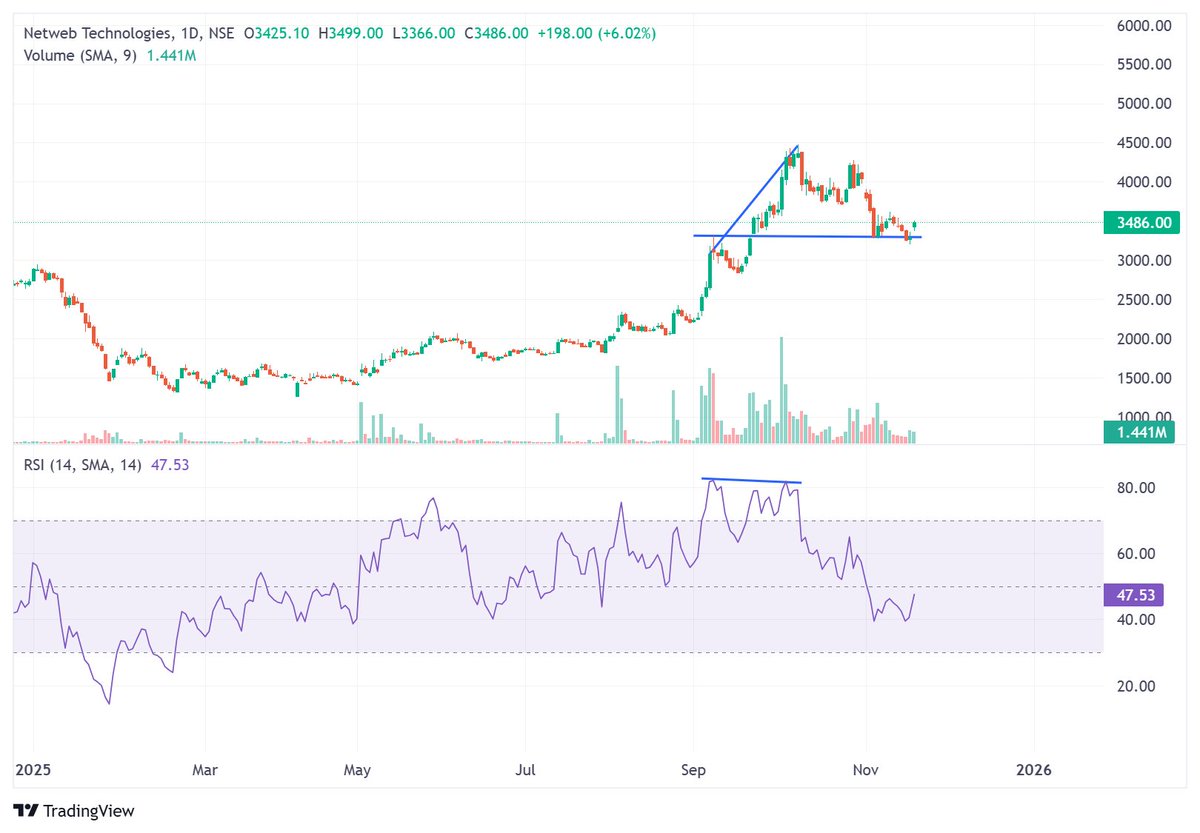 disguisedtrader's tweet image. RSI SORTED N WAPSI. #NETWEB