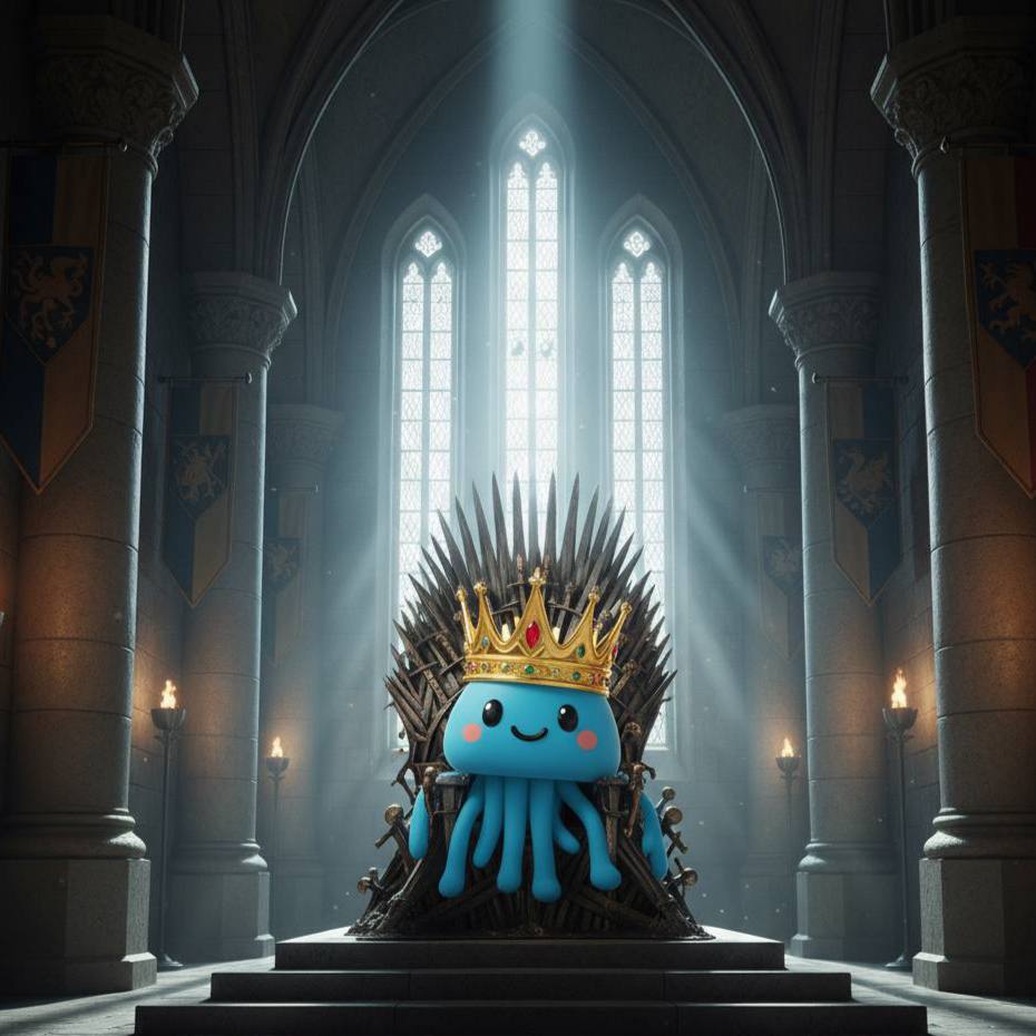 wobblesthejelly's tweet image. Not a dip… Its a royal discount. 👑 

King Wobbles🪼