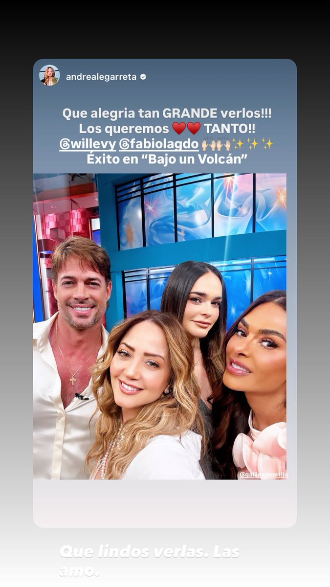 Vía IGStory de William Levy <a href="/willylevy29/">William Levy</a> en México 
Bajo un Volcán
#willevy #williamlevy #williamlevyworld #BajoUnVolcan