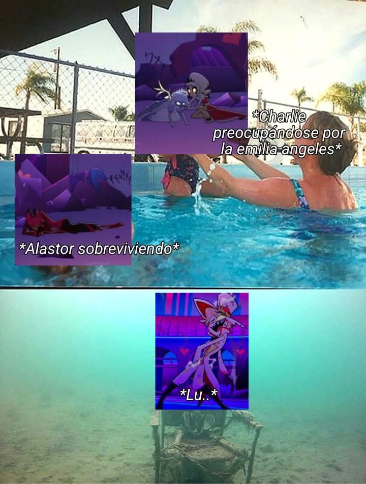 Jsjs mire eso y es tan real 

Los otros dos muriendo y secuestrados y a ella no le importo jdjdj

#HazbinHotel #hazbinhotelseason2