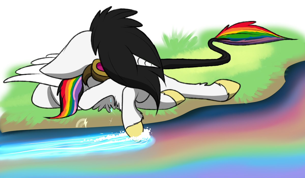 I'm having a day...a week, okay 3yrs. So post some of your artwork that has rainbows in it. I'd love to see how you use the whole rainbow.