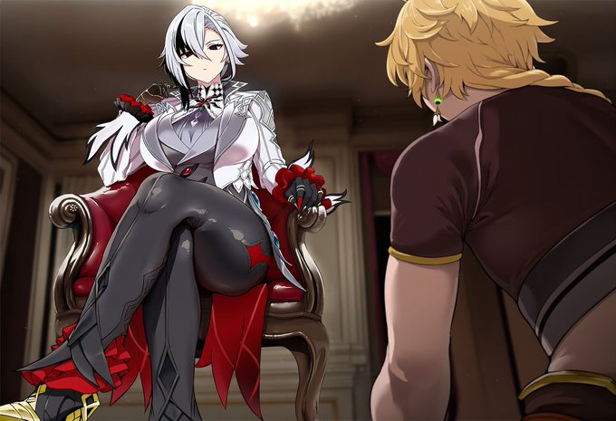 リクエスト内容「BBCにNTR済のアルレッキーノで粗チン煽りや射精管理、BBCにはハート目性奉仕」
全41枚、Silverプランからの閲覧となります

https://t.co/L1AW6V0cOS 