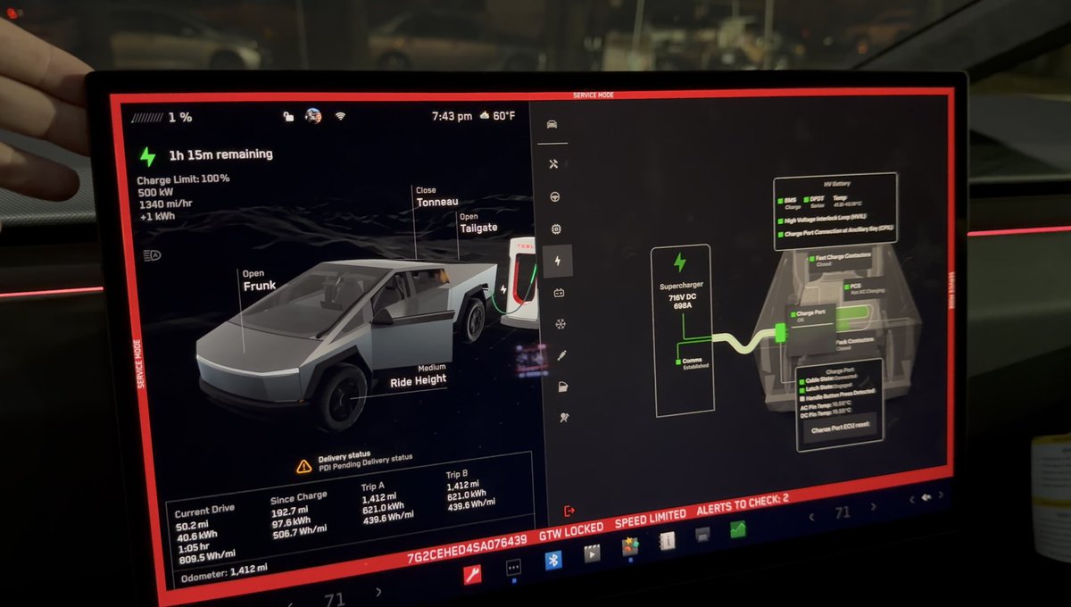 itskyleconner's tweet image. 500kW V4 Supercharging!