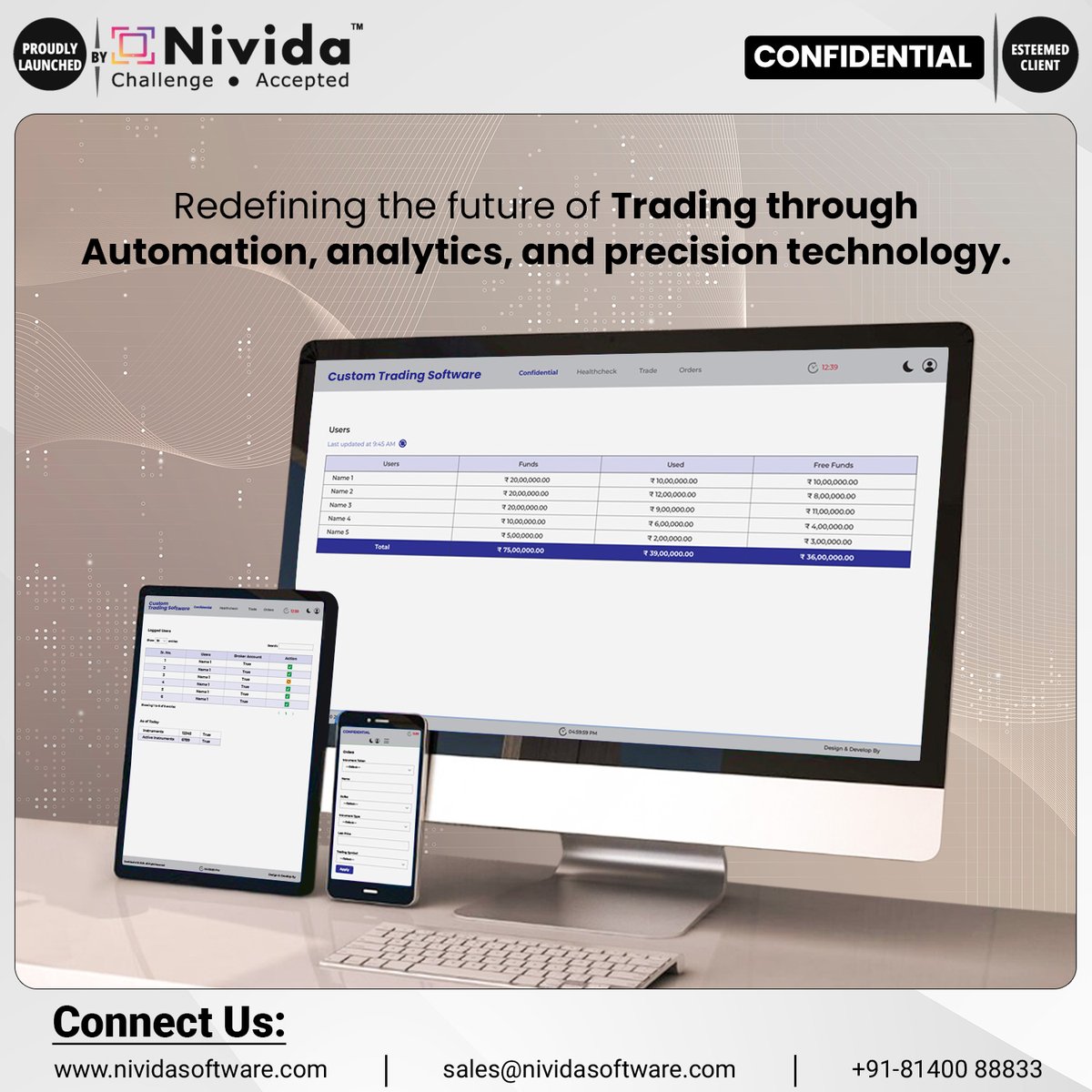 NividaSoftware's tweet image. 𝐏𝐫𝐨𝐣𝐞𝐜𝐭 𝐒𝐡𝐨𝐰𝐜𝐚𝐬𝐞 – 𝐂𝐨𝐧𝐟𝐢𝐝𝐞𝐧𝐭𝐢𝐚𝐥

We’re proud to showcase this project thoughtfully designed and developed by Nivida Software!

👉 Discover the platform now: nividasoftware.com/casestudy/indi…

#NividaSoftware #AlgoTrading #AutomatedTrading #TradingTechnology