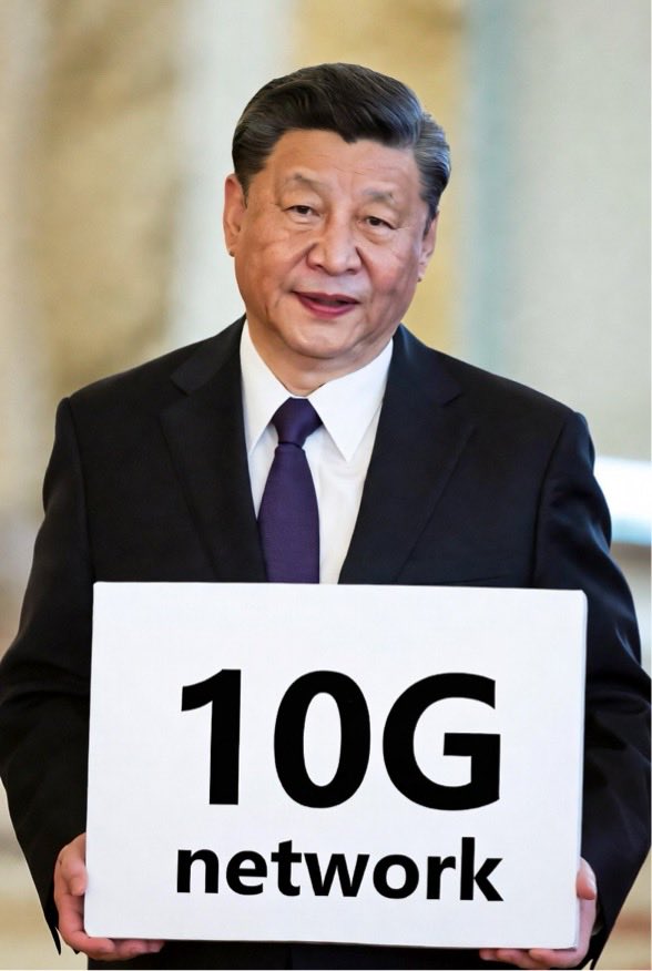CodeByPoonam's tweet image. 🚨News: China just launched world’s first 10G network.

It offers download speeds of up to 9.8 Gbps (9,834 Mbps) and upload speeds around 1 Gbps, with latency as low as 3 milliseconds.

You can download a complete movie in few seconds.