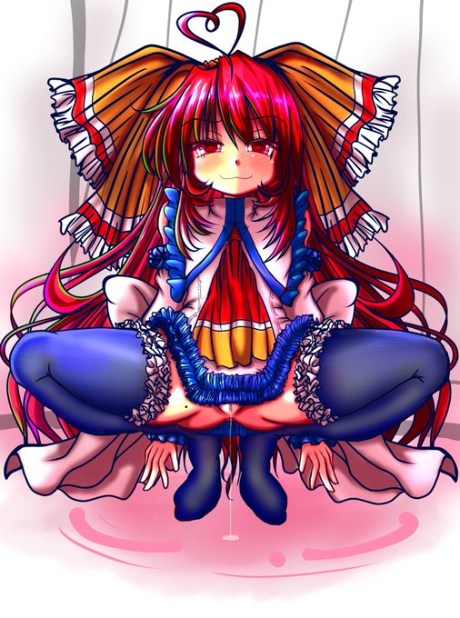 お昼ご飯(意味深)食べる前のアルムちゃです #アルムちゃそ #オリキャラは性癖の見本市