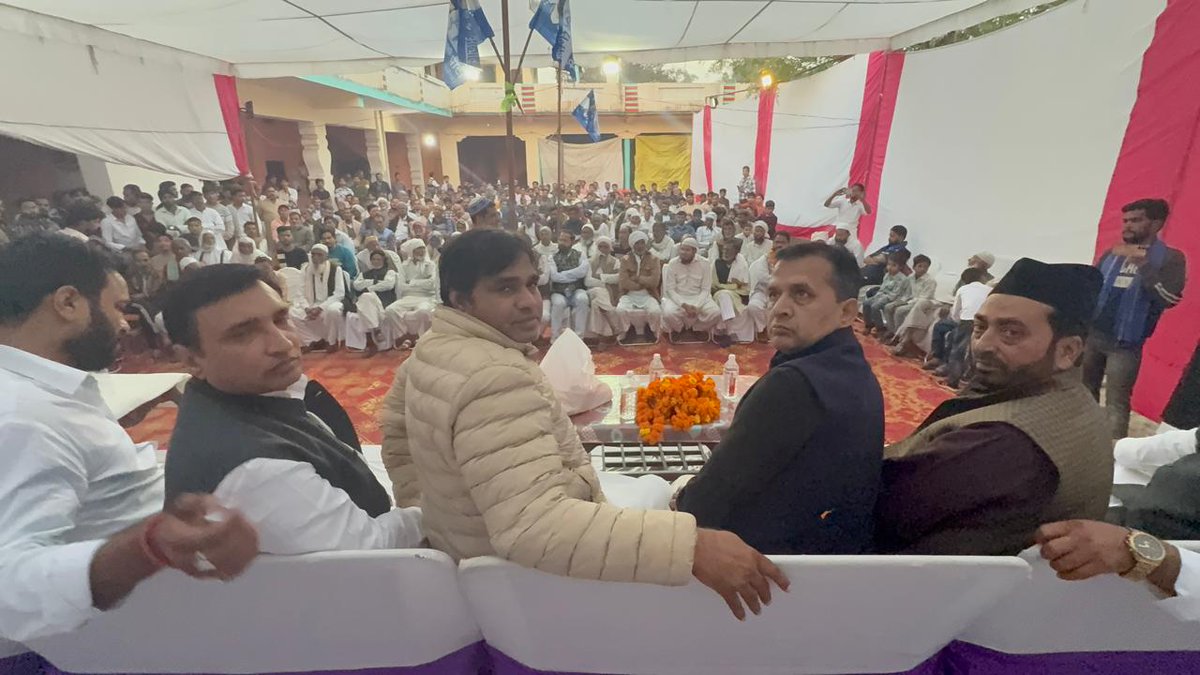 Ravinder_ASPK's tweet image. 26 नवम्बर की रैली होगी ऐतिहासिक मीरापुर विधानसभा के तीसा गांव में जनसंपर्क