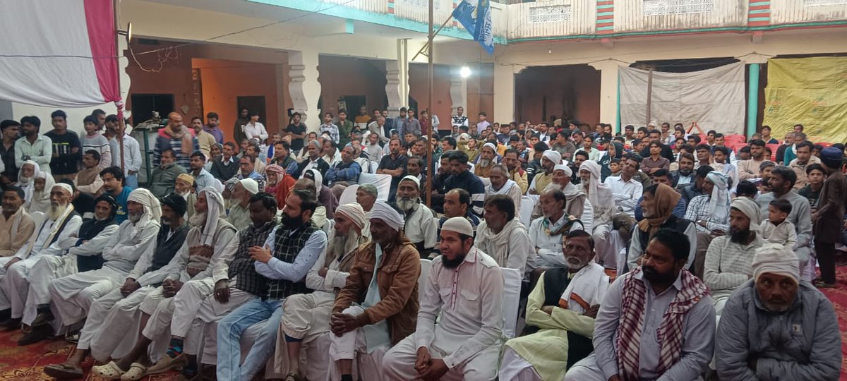 Ravinder_ASPK's tweet image. 26 नवम्बर की रैली होगी ऐतिहासिक मीरापुर विधानसभा के तीसा गांव में जनसंपर्क