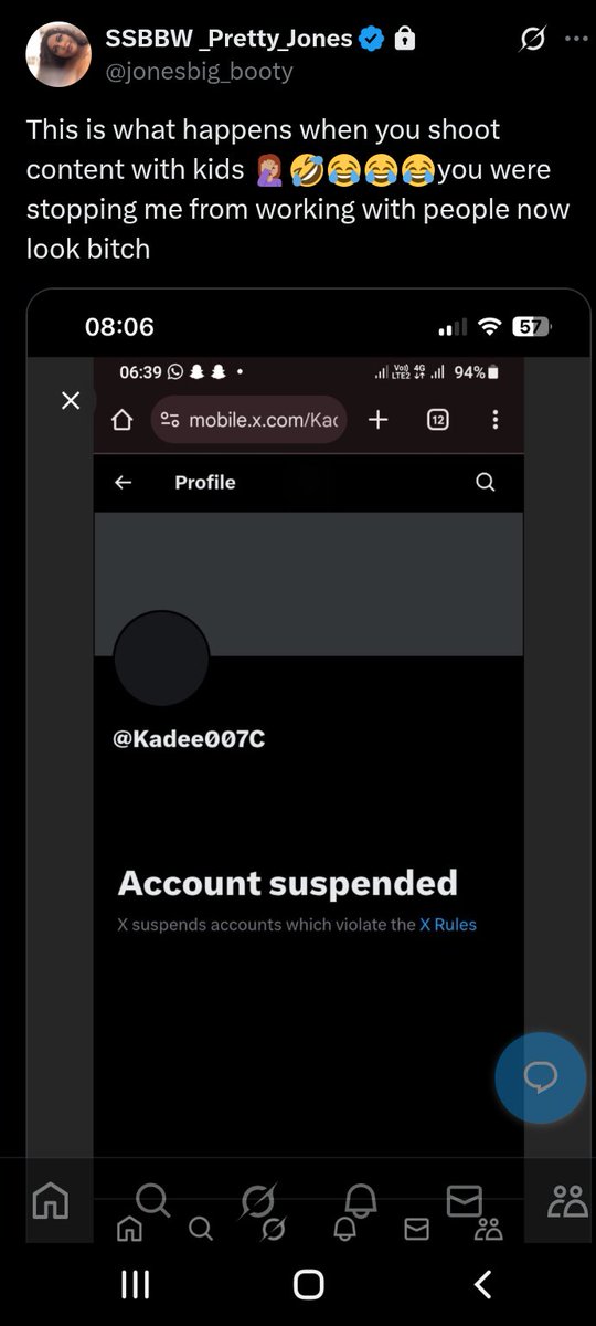 Spectator_ZA's tweet photo. @CulturesCentral Kadee007c 40years old illegal Zimbabwean phedophile got exposed for scamming, leaking nudes, shooting sexual content underage girls in South Africa . Azishe!!!😂🍻
#G20SouthAfrica https://t.co/dm2MzOUGFY