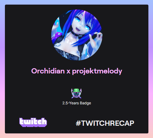 0rch1dM's tweet photo. 2 and a half years, 34 months, of officially supporting da boss, here's to many more!! #scienceteam #projektmelody https://t.co/MgpBvcsKVz