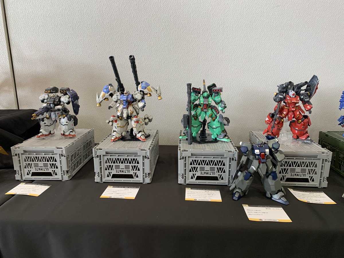 hobbyfesube's tweet photo. UBEホビーフェス2025
開催まであと10日！
模型コーナーでは今年も県内モデラ―であるあやぽんさん（@ayapons45)とル・クルーゼさん（@le_creuset3）の力作を特別展示します。
お楽しみに！
※画像は過去開催時のものです

#UBEホビーフェス
#UBEホビーフェス2025
#ガンプラ https://t.co/bFXIyrkDtK