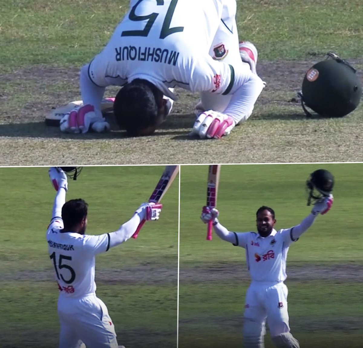 BasitAhmed29786's tweet photo. শততম টেস্টে শতক করে উদযাপনে মুশফিক...
#dailycricket | #BANvsIRE | #BANvsIRE #mojojamil https://t.co/zhW5yiAWik