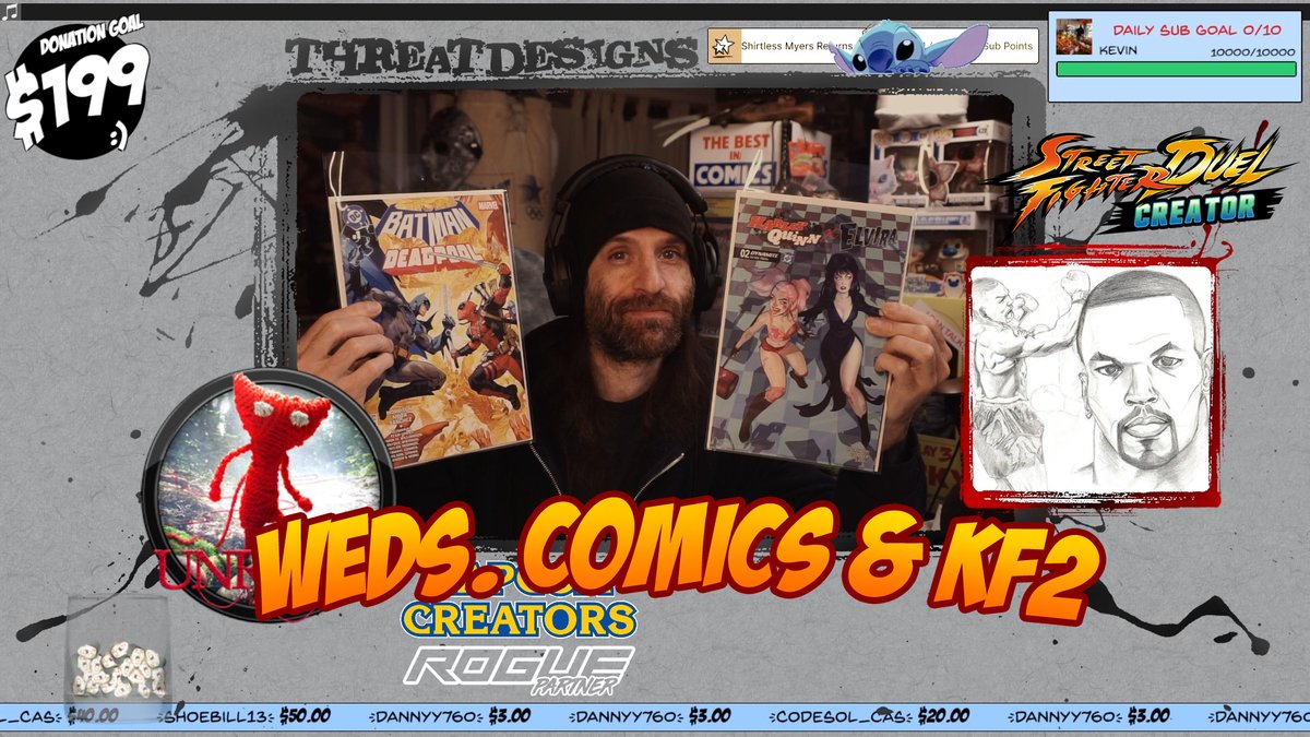 ThreatDesigns's tweet photo. LIVE NOW: Weds. Comics &amp; KF2: https://t.co/PHVjYTYVys
#comics #KillingFloor2 #KF2 @TwitchReTweets @TwitchSharing https://t.co/sjD4Jb879H