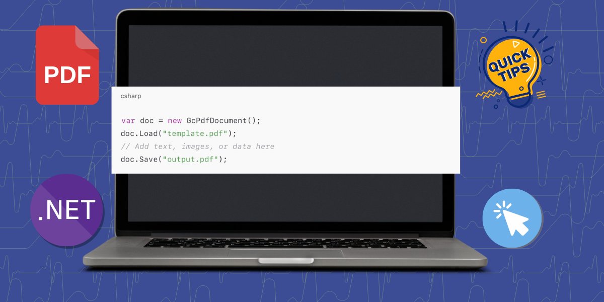 MESCIUS_inc's tweet image. Ever need to generate a clean, branded PDF but don’t have time to wrestle with layout tools or extended formatting code?

With Document Solutions for PDF, a .NET PDF API library, you can load a template, inject data, and export in just a few lines. It feels like cheating — the…