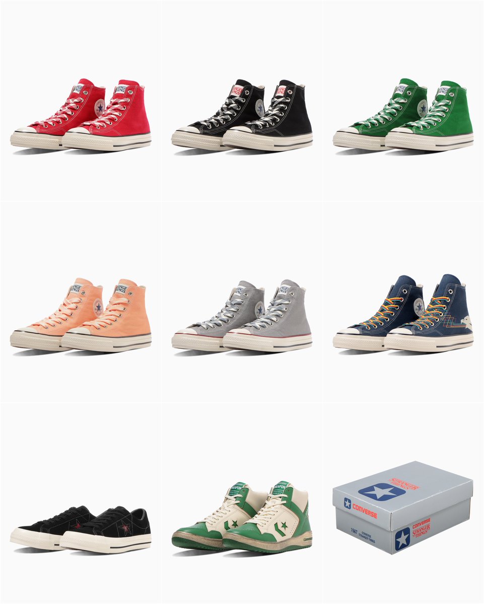 fullress's tweet photo. 【2025年 11/27 発売】
Stranger Things × CONVERSE コラボコレクション (ストレンジャー・シングス コンバース)

・BILLY'S ENT 11/27 10:00~発売

>> https://t.co/6Dni4wMXA6 https://t.co/UXGUsgthgY