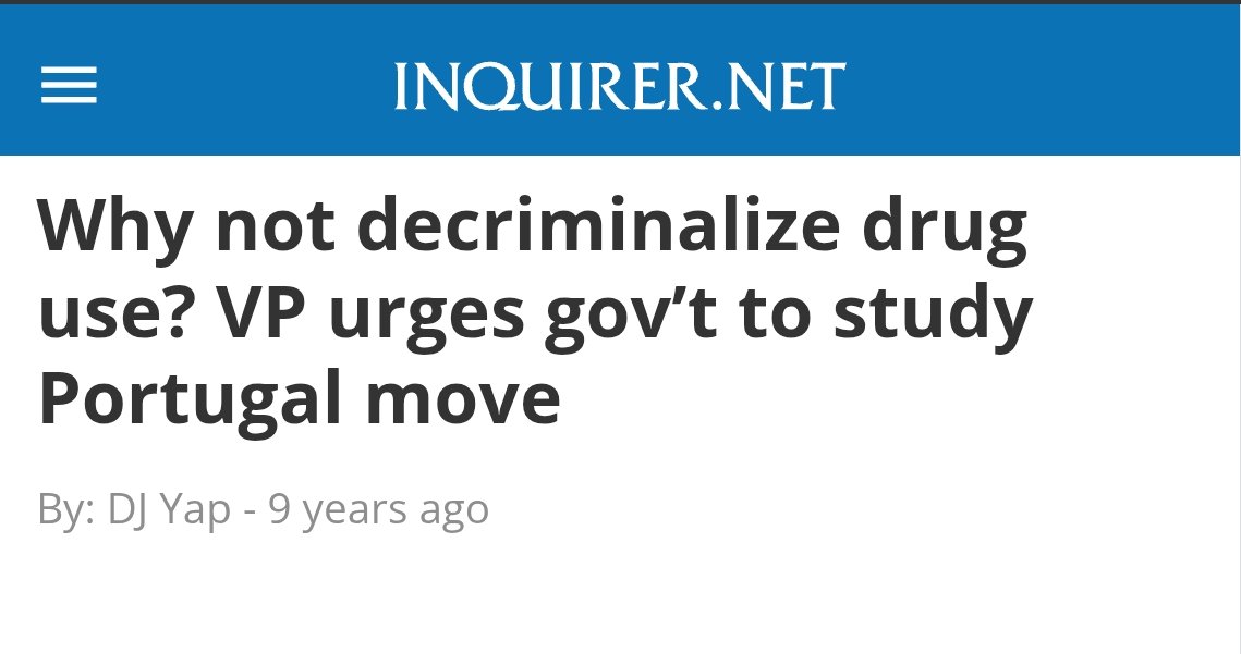Ma'am Leni, bakit hindi n'yo po i-push itong gusto n'yong solusyon sa drug problem noong panahon ni Digong ngayong nakikita n'yo d'yan sa Naga City ang magnitude ng problema? 🤭