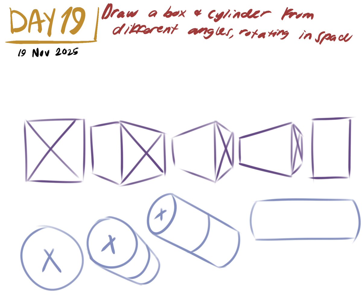 rrinashepard's tweet image. #LearnToDrawIn30Days day 18 and day 19
saw Predator: Badlands after work last night so I didn’t feel like drawing