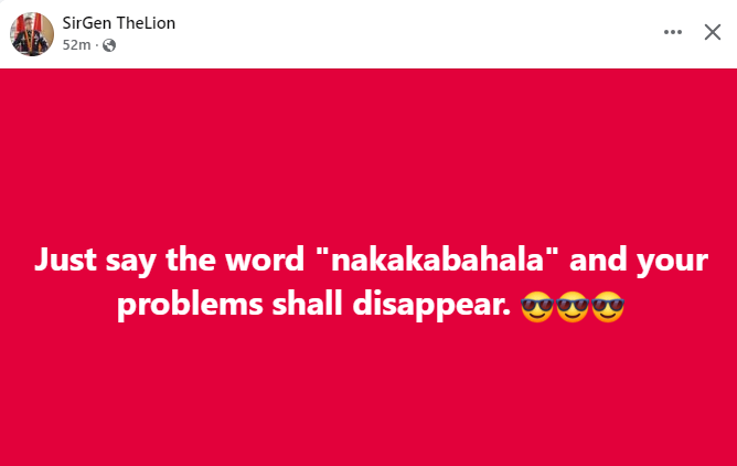The magic word that will make one presidential by Kakampink standard.🥰