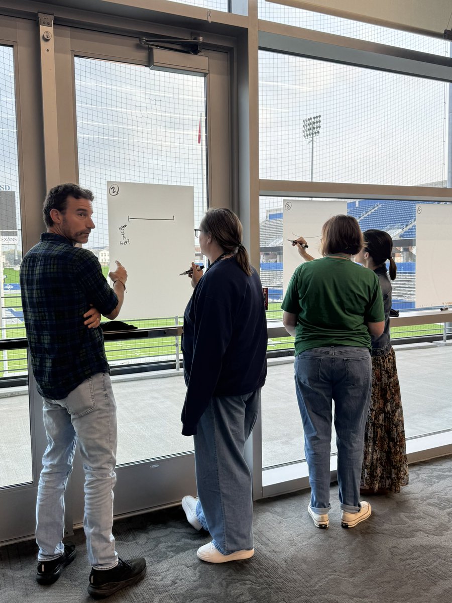 The learning today with our MISD STEAM Ambassadors was top notch! Our brains were busy in this #ThinkingClassroom! We planned engaging experiences w/ high-level, differentiated questioning to promote student discourse. #STEAMFluencySkills #Communication #CuriousCreativeConnected